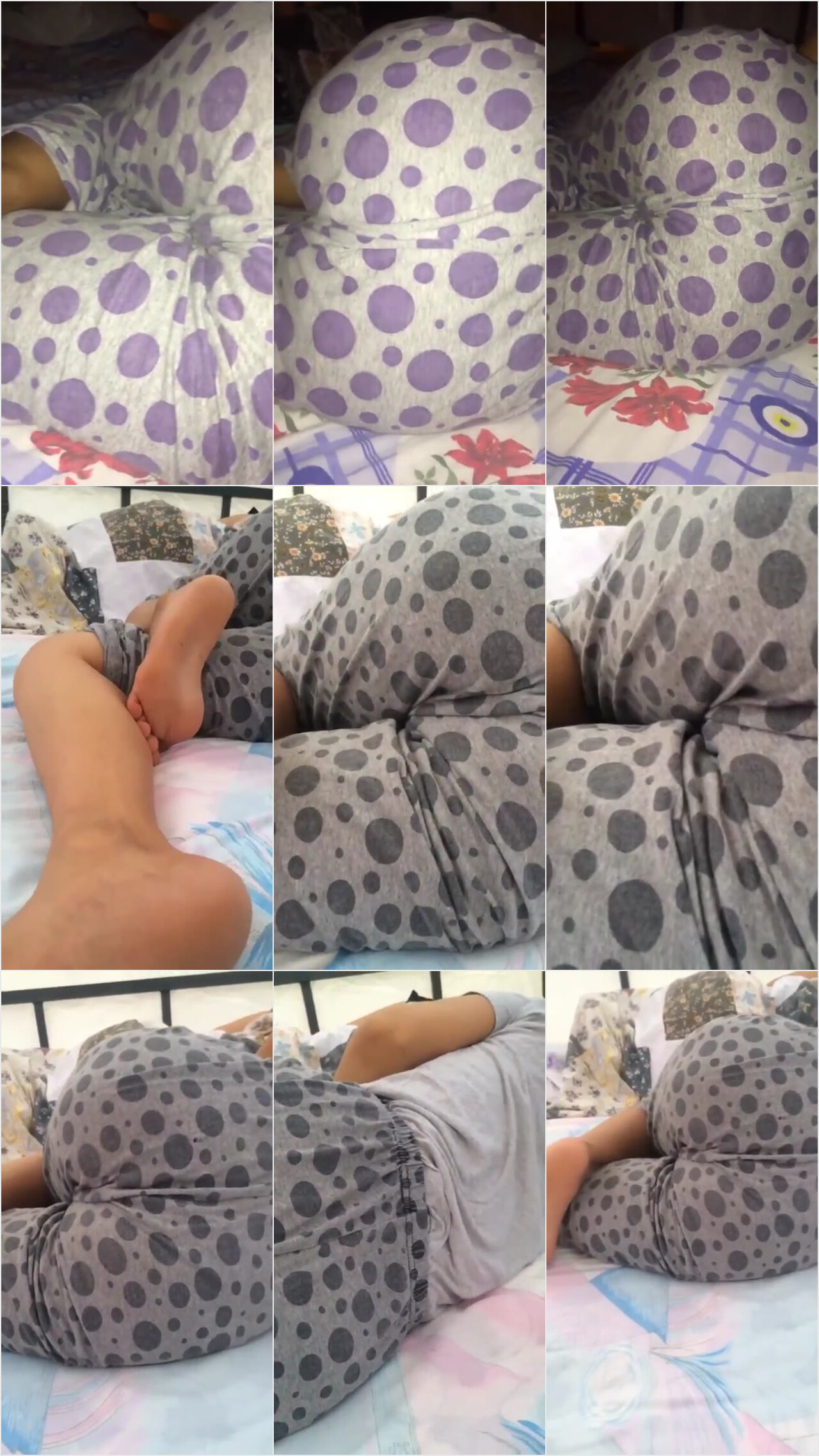 عيل ديوث خول بيدخل علي اخته وهي نايمة وبيصور طيزها البت نايمة ومصدرة طيزها بطريقة فاجره نيك شكلها عامله نفسها نايمة وبتعرض طيزها